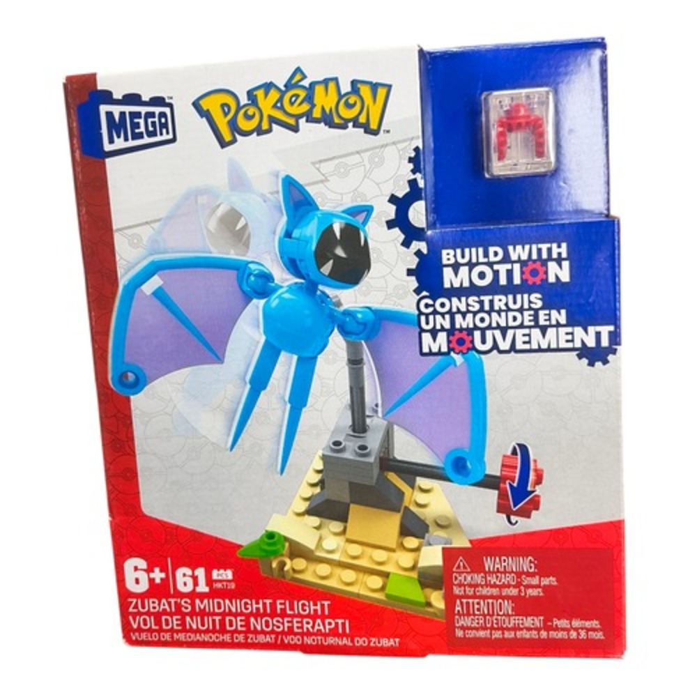 Mega Construx: Pokémon Zubat's Midnight Flight No. HKT19 61Pcs